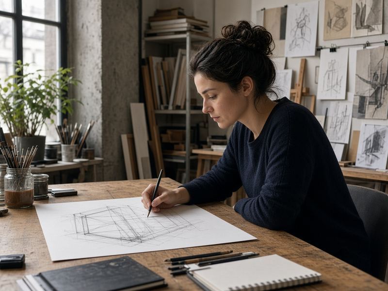 Drawing foundations at Tabouoverm Atelier